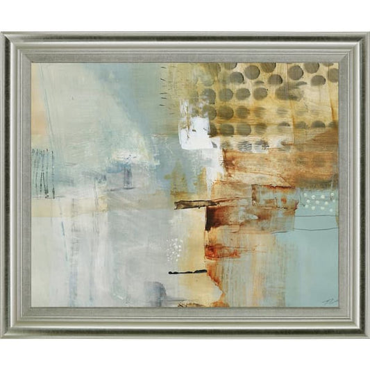 "A Million Times Apart" By Natasha Barnes Framed Print Abstract Wall Art 28 in. x 34 in.